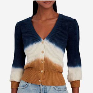 NWT Veronica Beard Ombré Cotton Parula Cardigan S